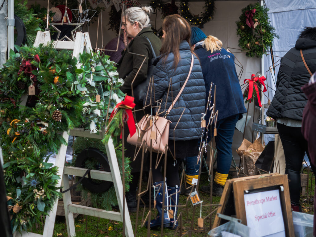 Pensthorpe Christmas market