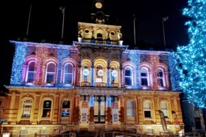 Ipswich Town Hall Christmas Lights