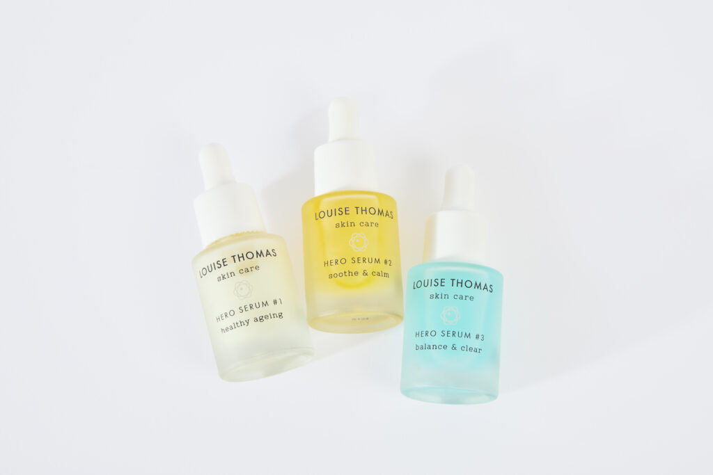 Louise Thomas Skin Care trio of serums
