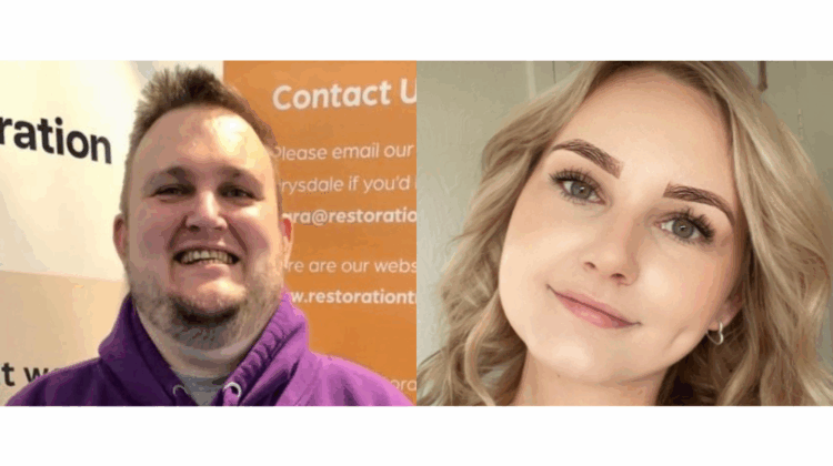 John Durrant, Founder of Living with Mental Health and sister Abby