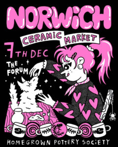 Norwich Ceramic Market takes place on December 7, 2025 at The Forum in Norwich
