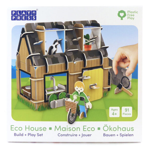 PLAYPRESS – Eco-House Play Set – Ernie's Zero Waste Shop
