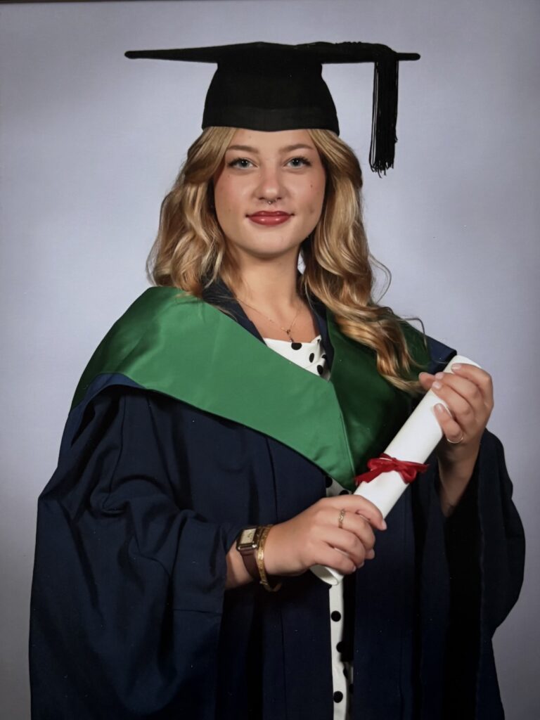 Amelia's graduation photo