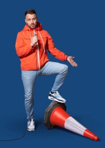 Daniel O'Reilly is appearing during the Bury St Edmunds Comedy Festival