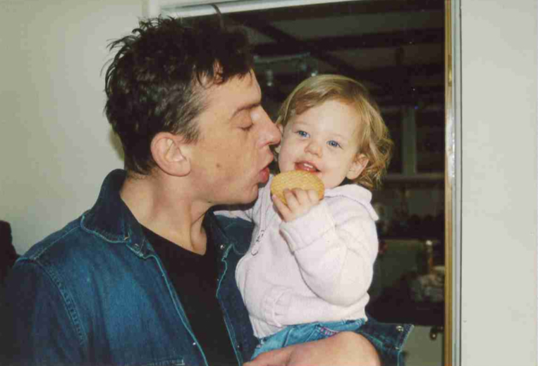 Amelia with her dad