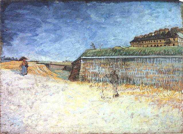 Van Gogh The Fortifications of Paris with Houses 1887