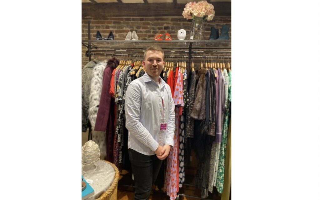 Jordan Codling, Head of Retail at Priscilla Bacon Hospice Charity