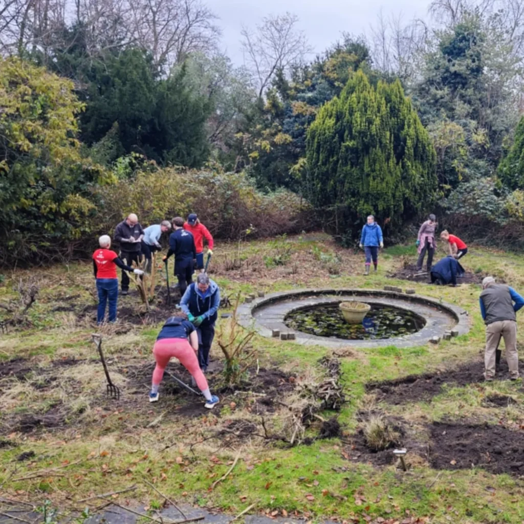 Volunteers have been working on nurturing the network of gardens at Carrow House back to life