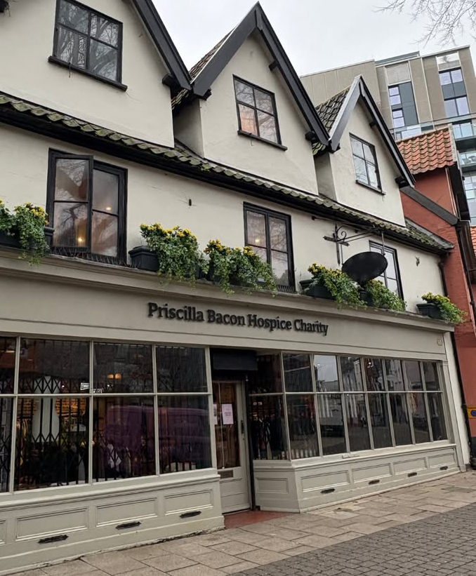 The new boutique Priscilla Bacon Hospice Charity Shop on Timberhill, Norwich