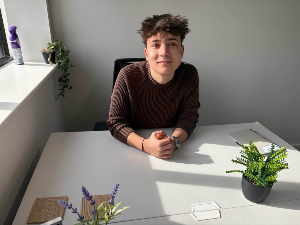 Isaac Marshall. 18, is Commercial Director for web design studio Arcscribe in Norwich