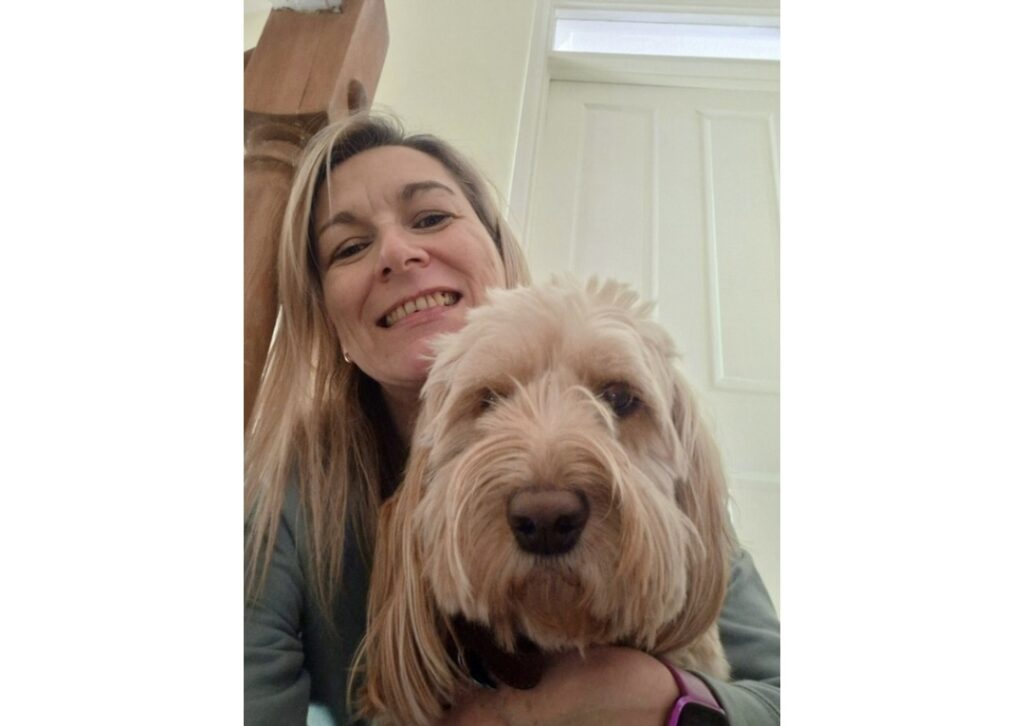 Michelle Gant and Riley