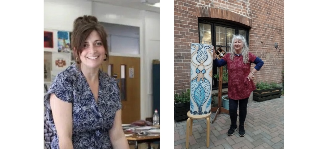 Left to right: Dr Andrea Hannon and Annette Rolston, Co-founders of Being Woman Exhibition