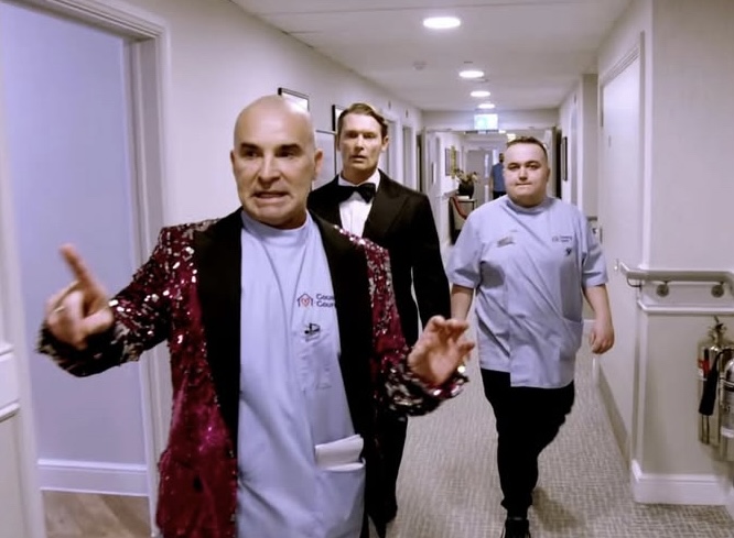 West End star John Partridge stars in one of the episodes of Louie Spence in Care on YouTube