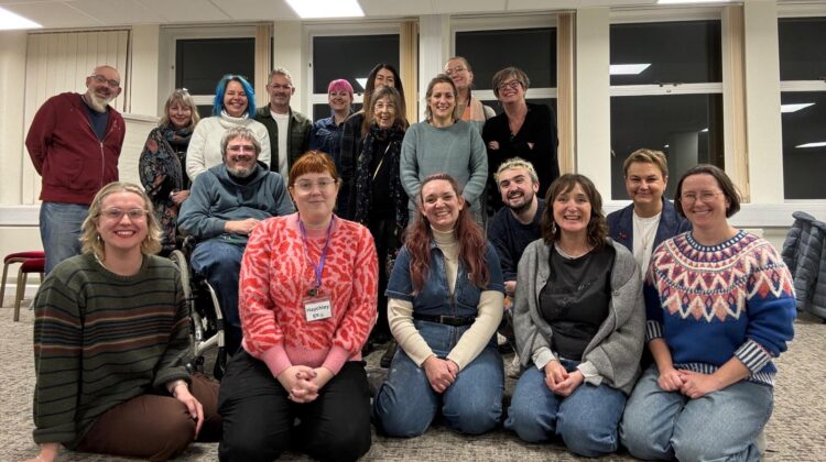 Some of the Norwich Unity Hub community based at Carrow House