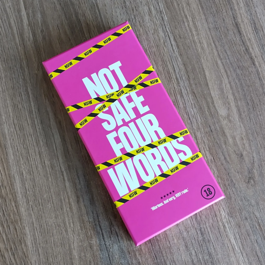 Not Safe Four Words card game