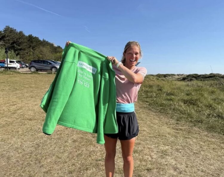 Megan Boxall has become the fastest woman to run the coastline of Britain