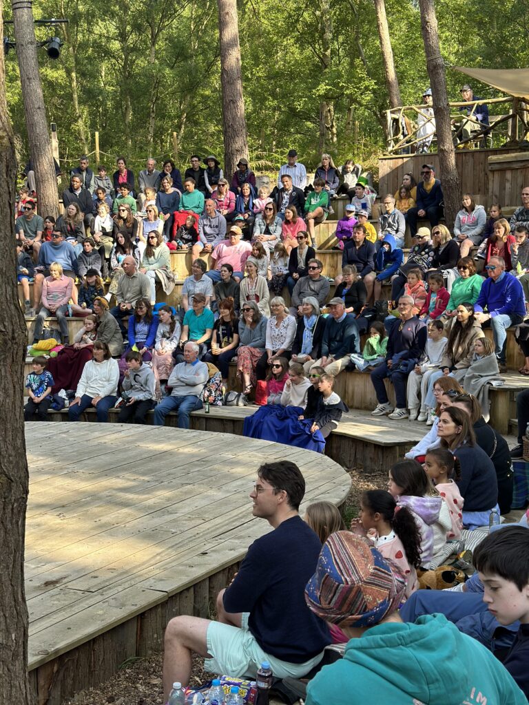Outdoor amphitheatre daytime at Thorington Theatre