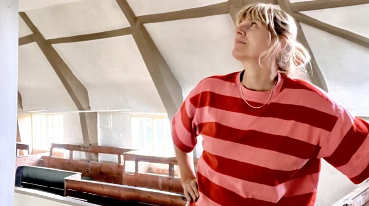 Grace Adam is the Artist in Residence at Walpole Old Chapel