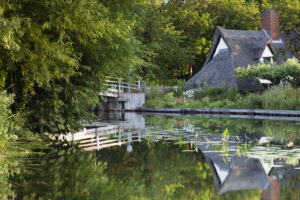 Bridge Cottage by the River Stour at Flatford. Summer 2015
