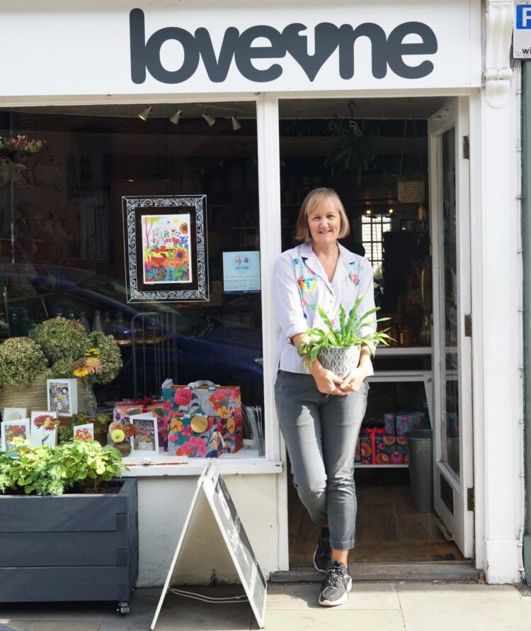 Cathy Frost, owner of Loveone, is one of the directors of Ipswich Book Festival